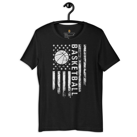 American Flag Basketball Tee